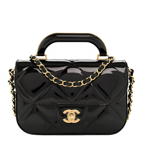 Razanglobal26 Chanel Mini Flap Bag with Top Handle