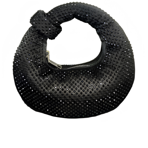 crystal-embellished knotted hobo bag